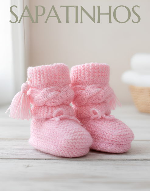 imagem sapatinho trioct bebê rosa